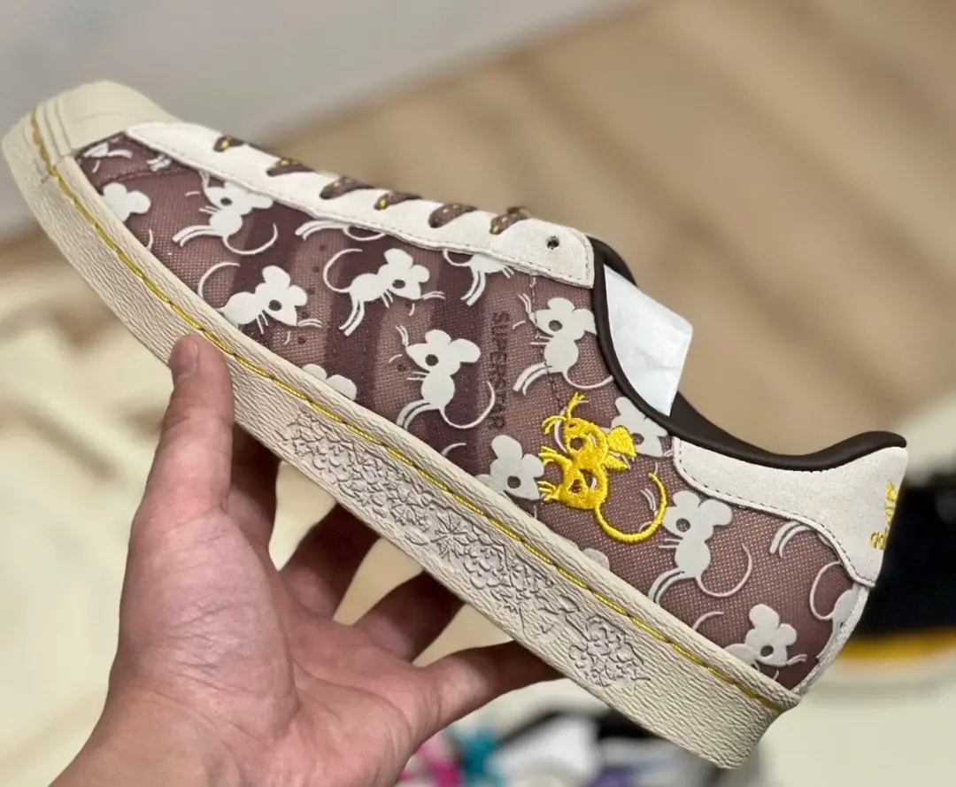 Giày Adidas Superstar 80s x Han Meilin 'Gray Brown' ID4376 — ảnh 2