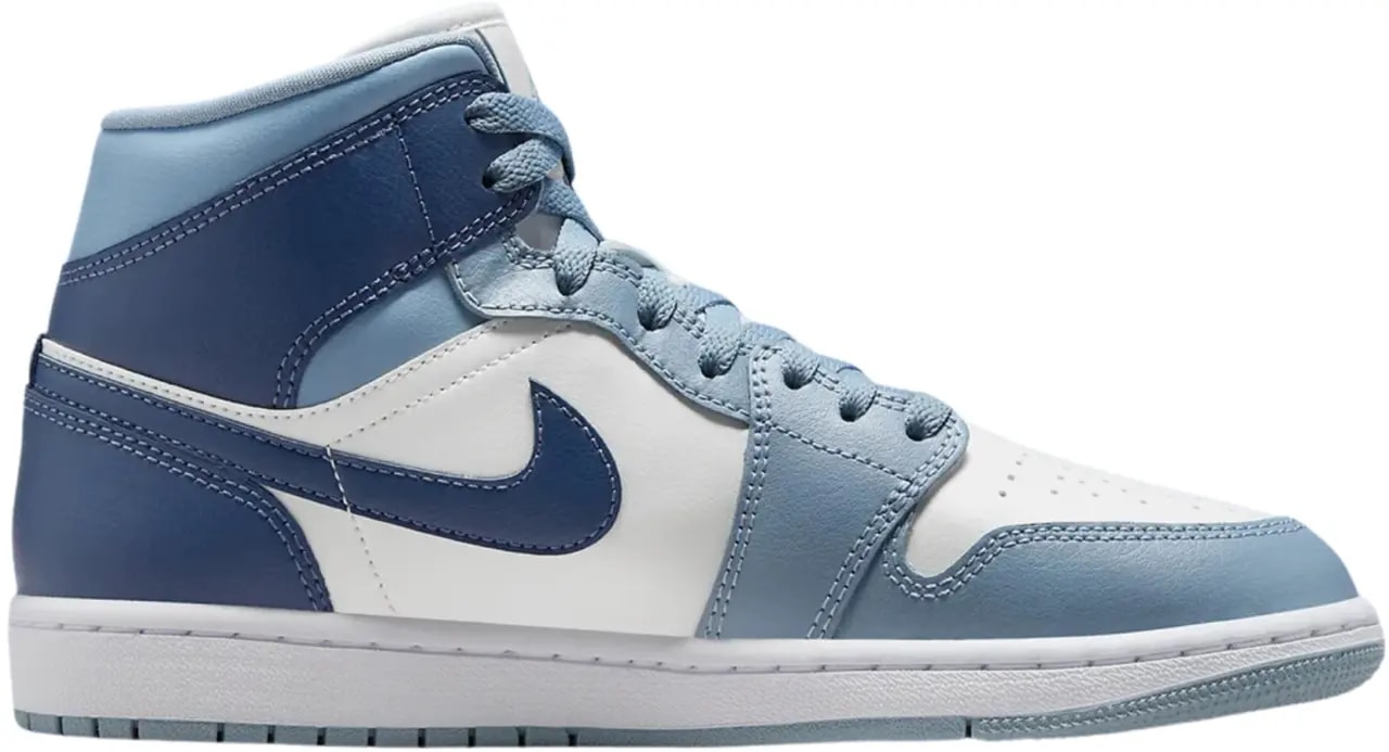 Giày Nike Air Jordan 1 Mid 'Two-Tone Blue' BQ6472-140 — kich-thuoc: 36