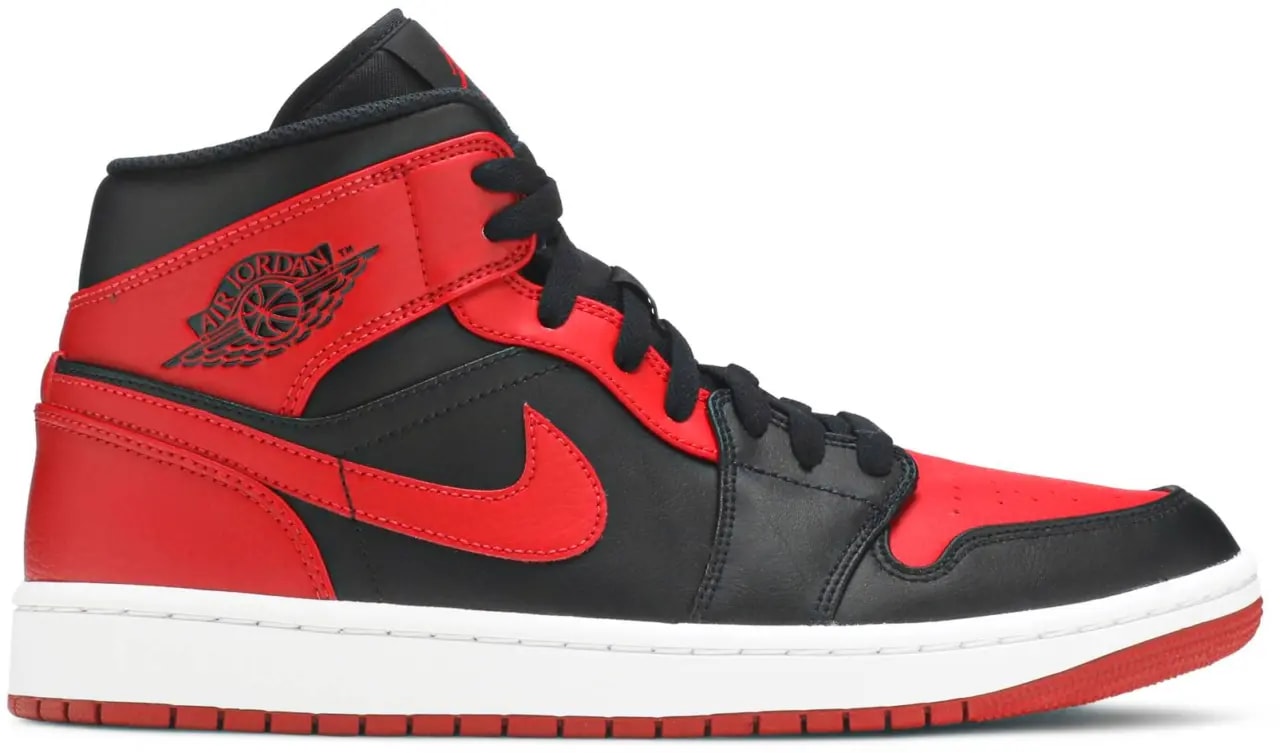 Giày Nike Air Jordan 1 Mid 'Banned' 2020 554724‑074 — kich-thuoc: 40