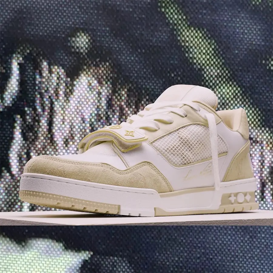 Giày Louis Vuitton Nam LV Trainer 'Beige' 1A9ZC2 — ảnh 3