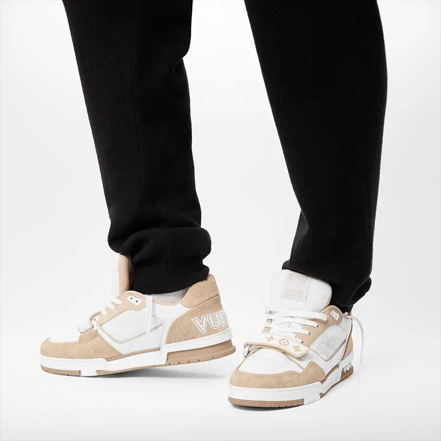 Giày Louis Vuitton Nam LV Trainer 'Beige' 1A9ZC2 — ảnh 2