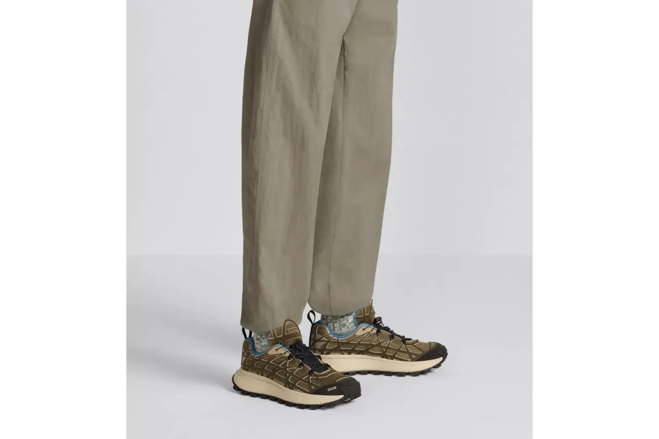 Giày Dior B31 Runner 'Brown Khaki' 3SN297ZUV-H167 — ảnh 2