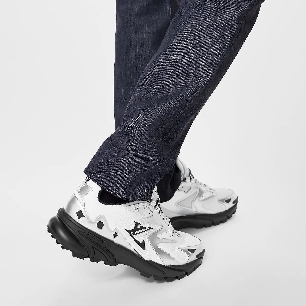 Giày Nam Louis Vuitton Lv Runner Tatic Trainers 'White' 1AA785 — ảnh 3