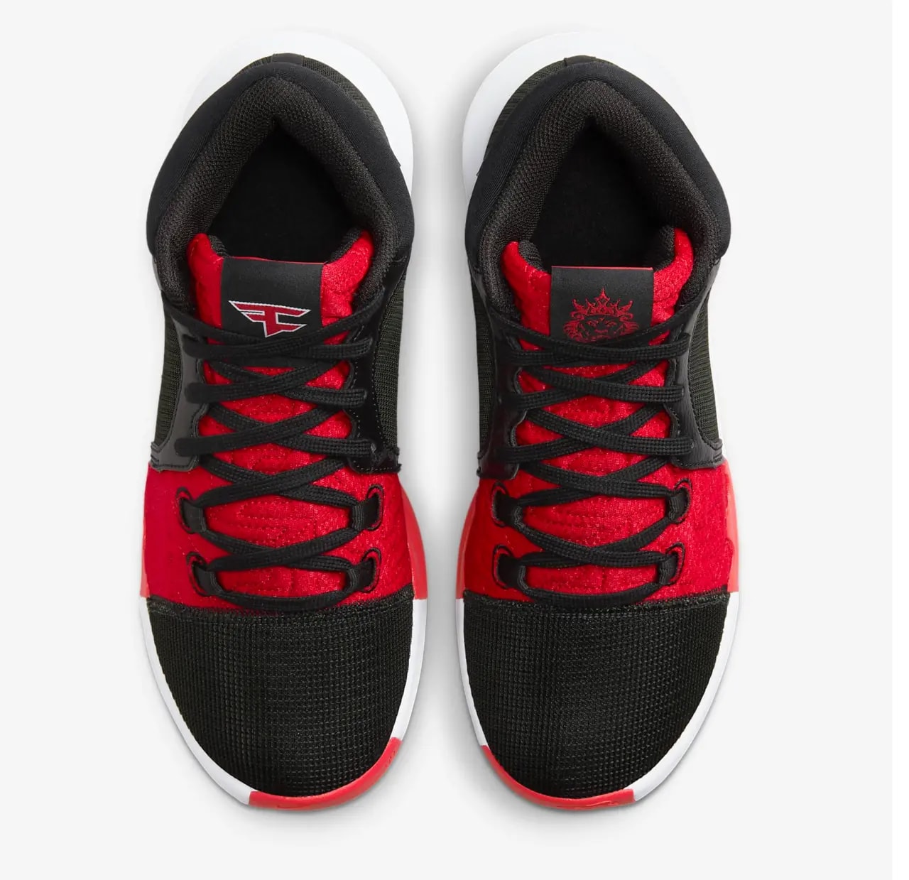Giày Nike LeBron Witness 8 FaZe Clan 'Bred' FV0401-001 — ảnh 3