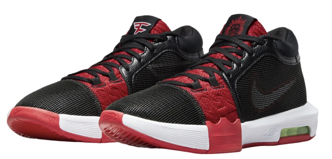 Giày Nike LeBron Witness 8 FaZe Clan 'Bred' FV0401-001 — ảnh 2