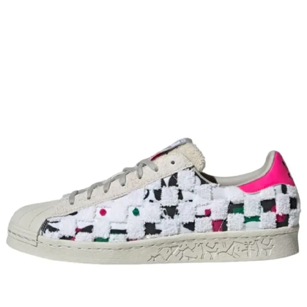 Giày Adidas Superstar 80s x Han Meilin 'White Green' ID4384 — ảnh 5