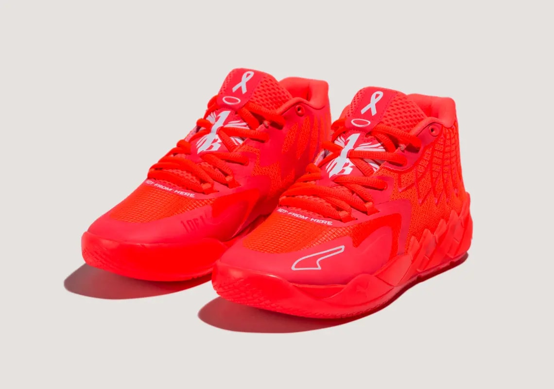 Giày Puma MB.01 BCA 'Red Orange' 376848-01 — ảnh 4