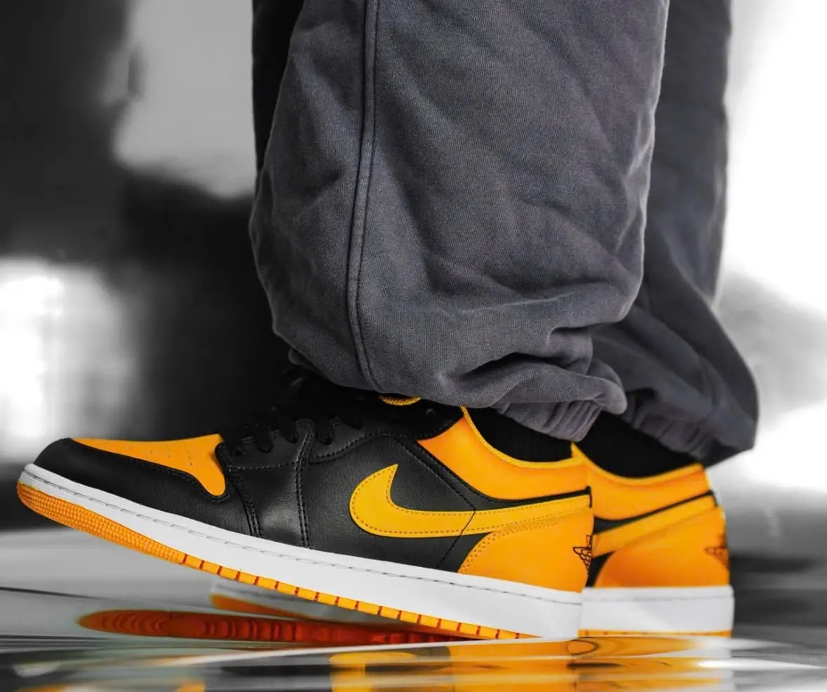 Giày Nike Air Jordan 1 Low 'Yellow Ochre' 553558-072 — ảnh 2