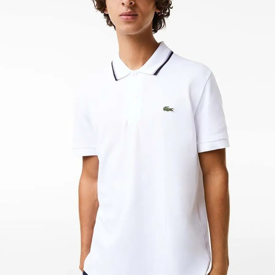 Áo Lacoste Basic 'White True' PH9531-001 — ảnh 2