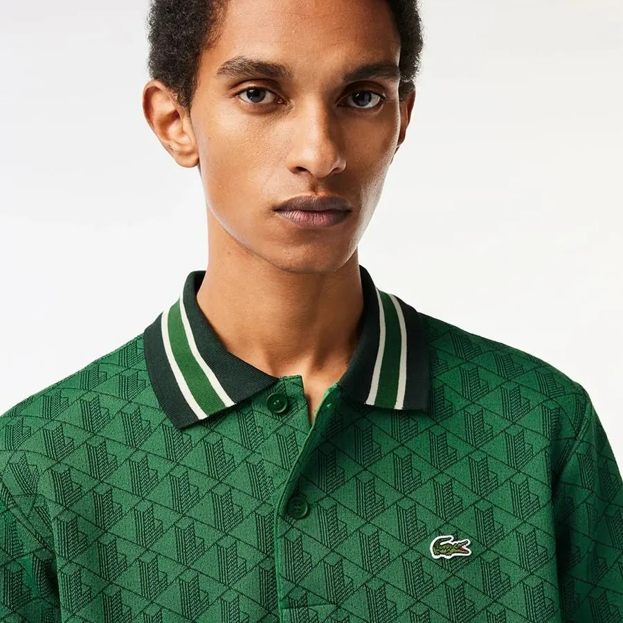 Áo Lacoste Classic Fit 'Monogram' DH1417-QIJ — ảnh 2