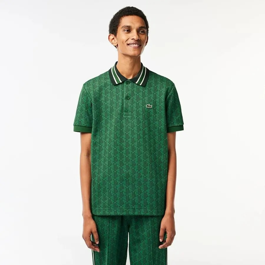 Áo Lacoste Classic Fit 'Monogram' DH1417-QIJ — ảnh 4