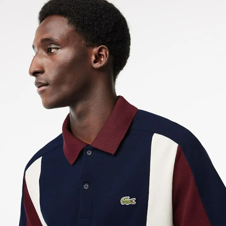Áo Lacoste Egular Fit 'Colorblock' PH1302-PIG — ảnh 4