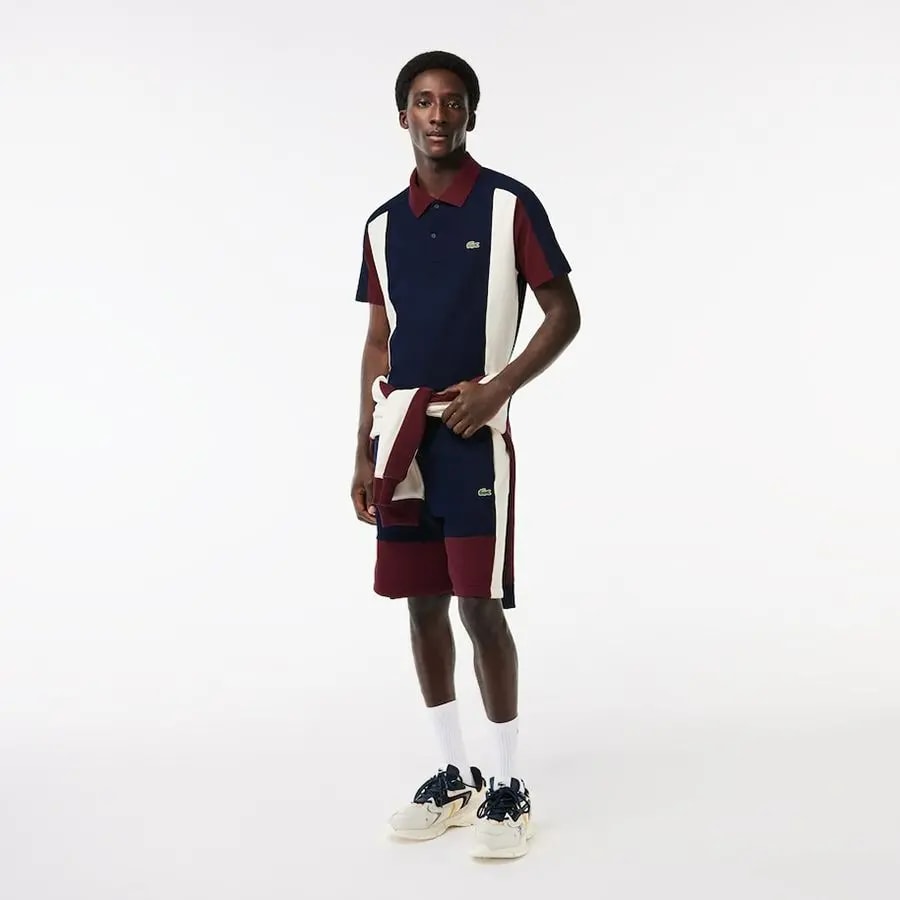Áo Lacoste Egular Fit 'Colorblock' PH1302-PIG — ảnh 3