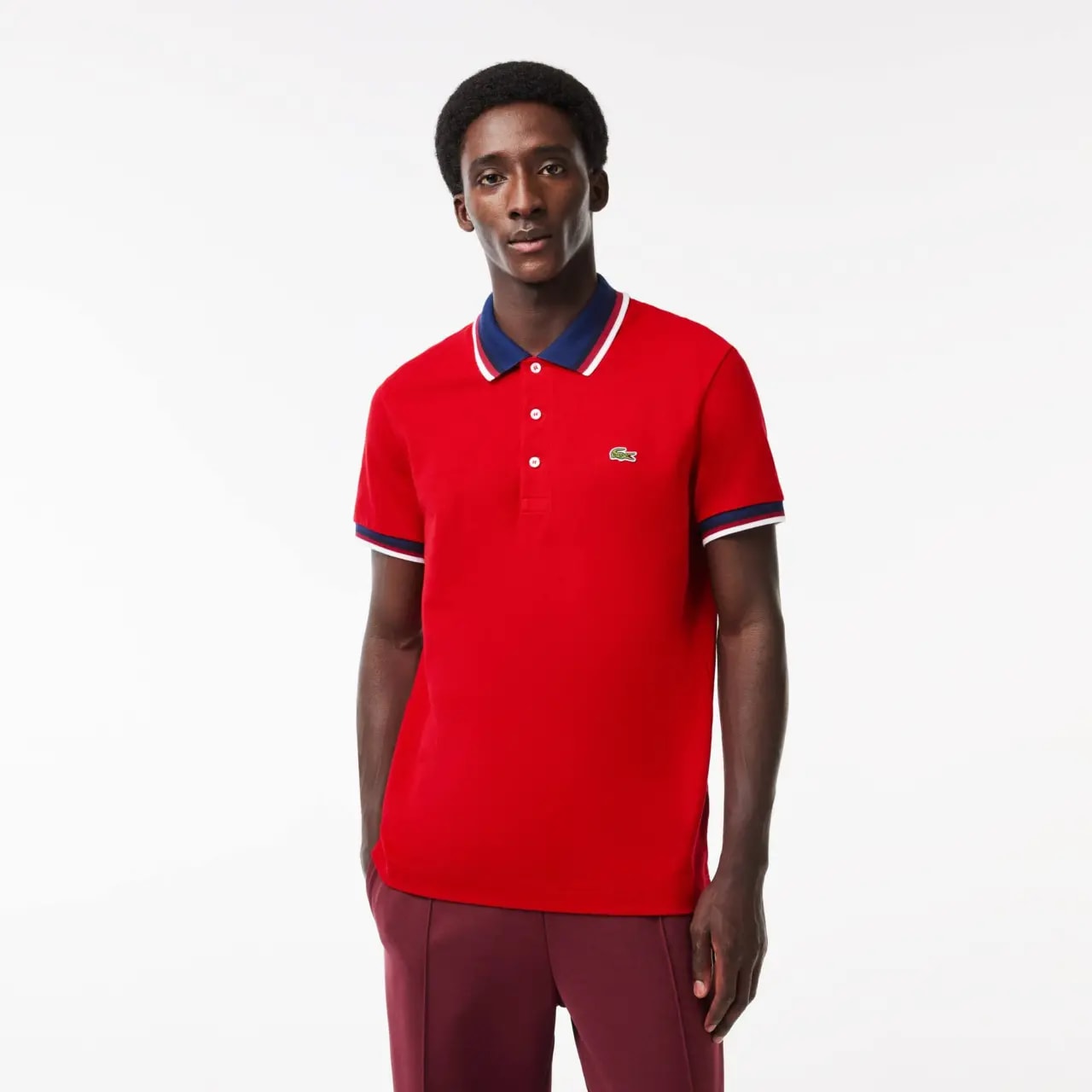 Áo Lacoste Regular Fit 'Red' PH3461-240 — ảnh 2