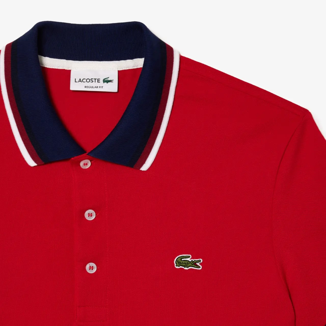 Áo Lacoste Regular Fit 'Red' PH3461-240 — ảnh 4