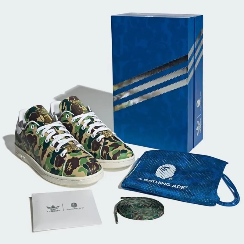 Giày Adidas Stan Smith 'Bape ABC Camo' IG8949 — ảnh 2