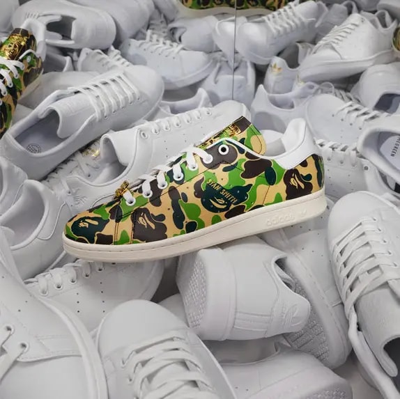Giày Adidas Stan Smith 'Bape ABC Camo' IG8949 — ảnh 3
