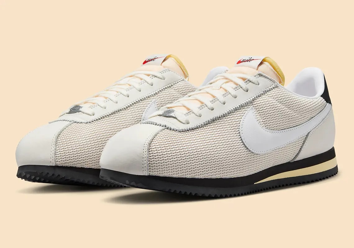 Giày Nike Cortez 'Beige Black' FZ4630-100 — ảnh 3