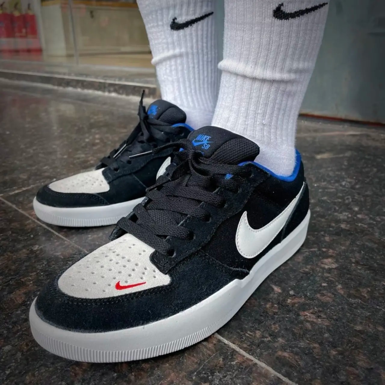 Giày Nike SB Force 58 'Black Royal' CZ2959-002 — ảnh 5