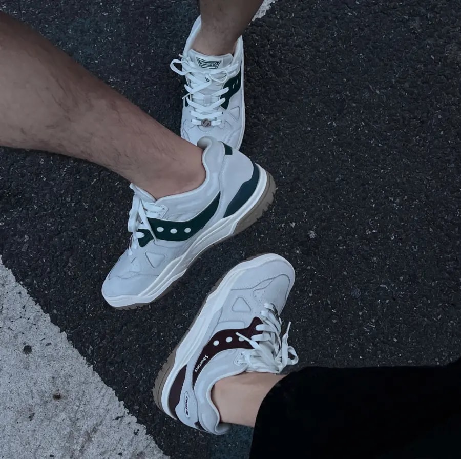 Giày Saucony Cross 90 PU 'Grey Green' S79035-8 — ảnh 4