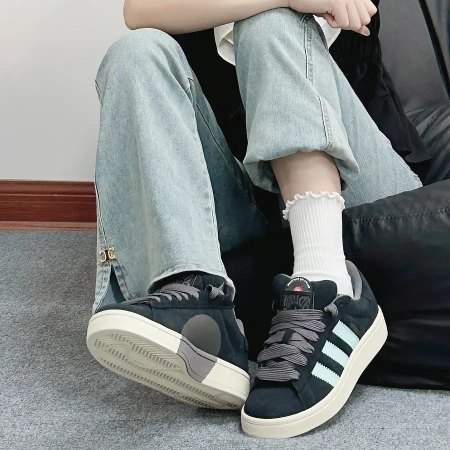 Giày Adidas Campus 00s ‘Mint Black’ ID6249 — ảnh 5