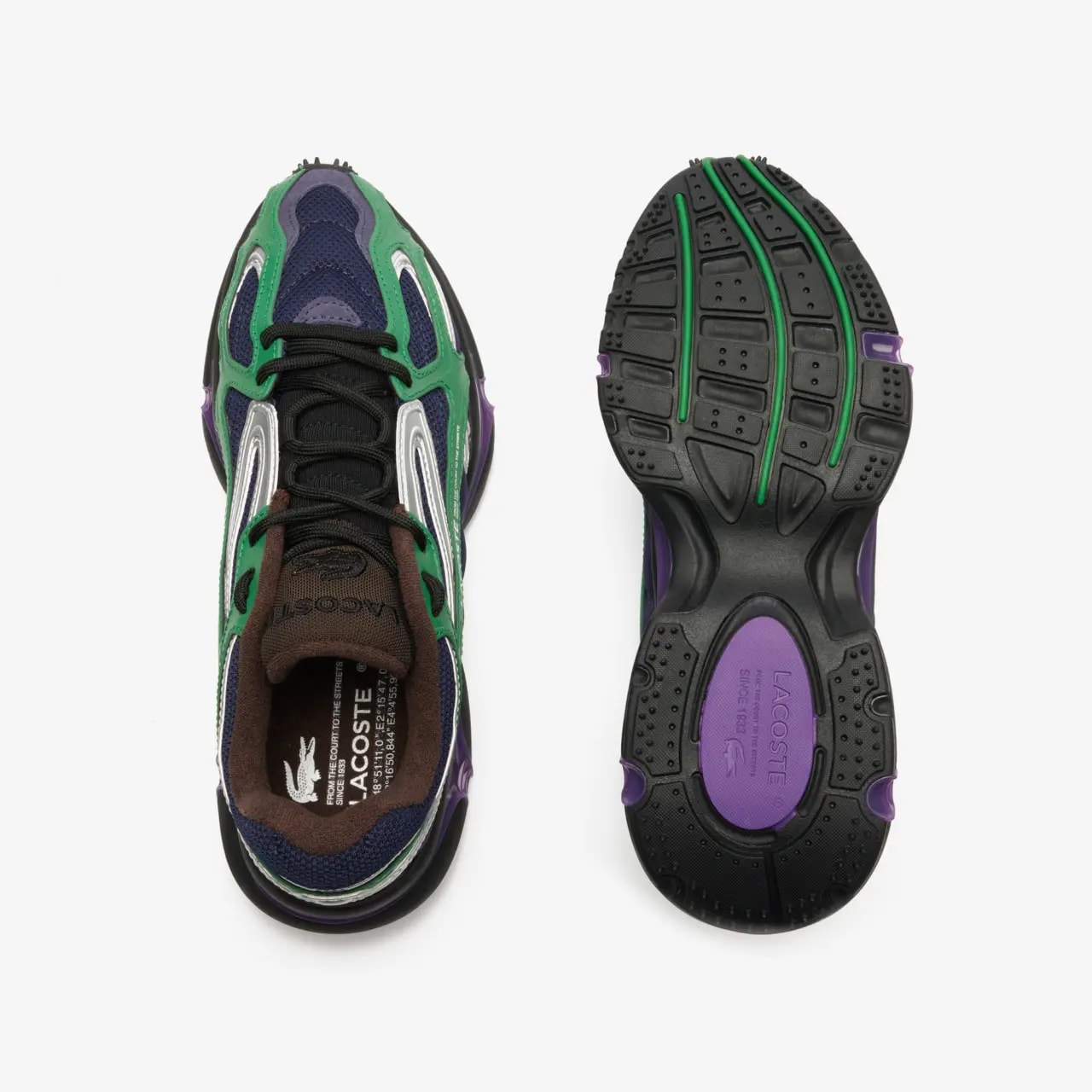 Giày Lacoste L003 2K24 ‘Navy Green’ 47SMA0013-2S3 — ảnh 3