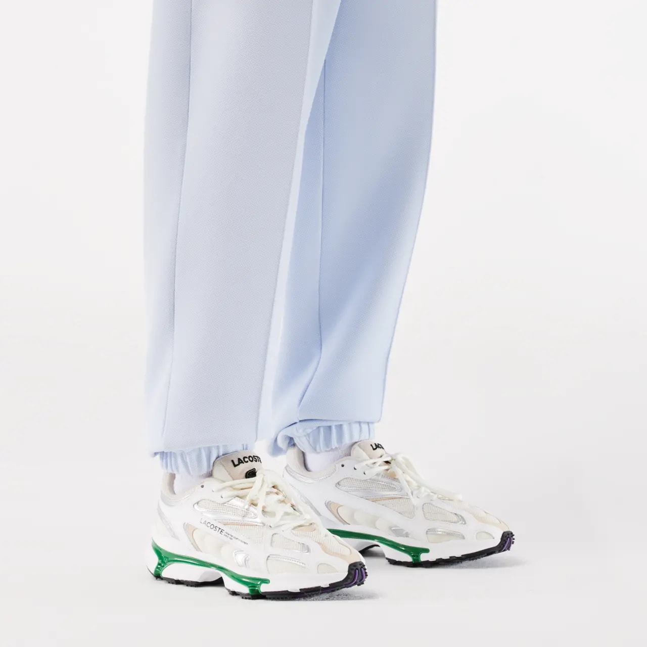 Giày Lacoste L003 2K24 ‘White Green’ 47SMA0013-082 — ảnh 4