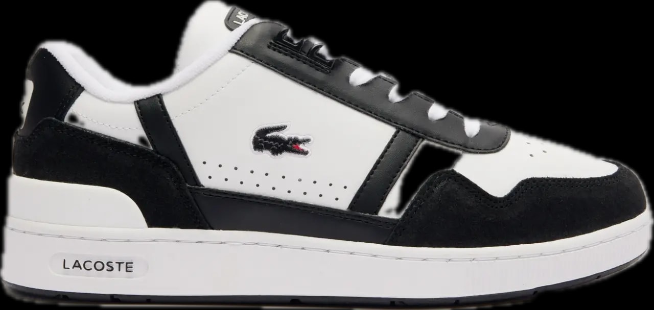 Giày Lacoste T-Clip Logo ‘White Black’ 47SMA0073-147 — kich-thuoc: 40