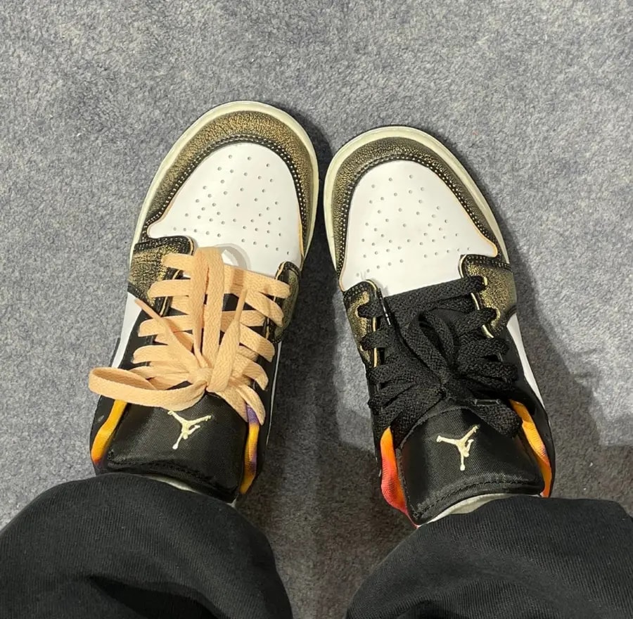 Giày Nike Air Jordan 1 Low SE GS 'Tan' DQ8421-001 — ảnh 5