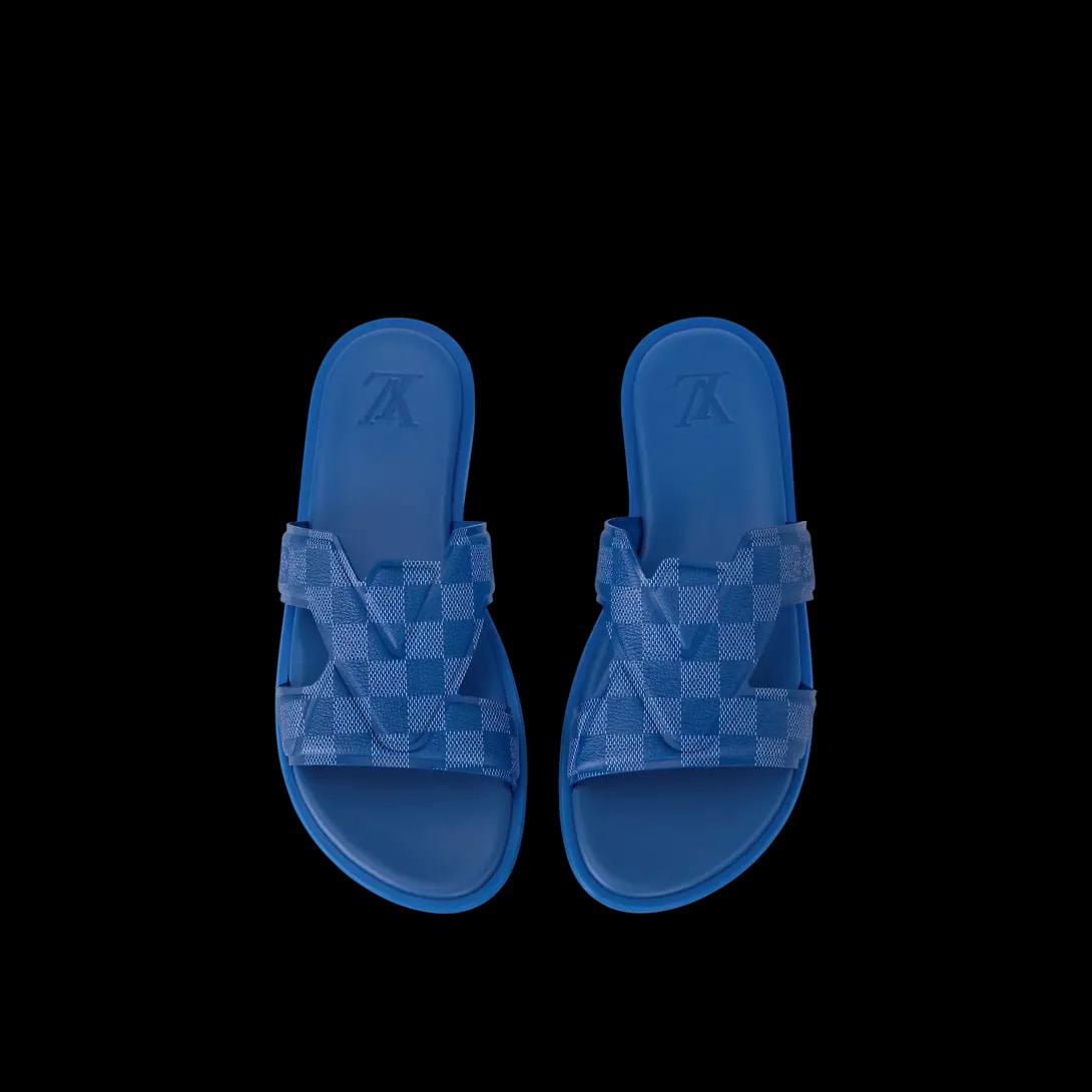 Dép Louis Vuitton LV Oasis Mules 'Blue' 1AC5E6 — ảnh 3