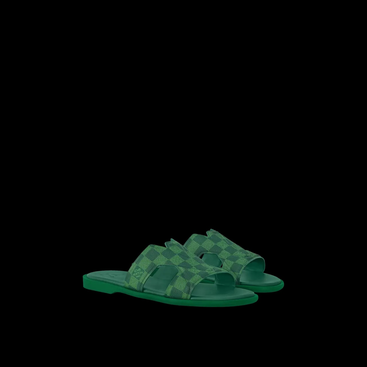 Dép Louis Vuitton LV Oasis Mules 'Green' 1AC5EQ — ảnh 4