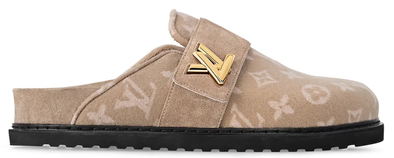 Dép Louis Vuitton LV Cosy Flat Comfort Clogs 'Beige' 1AC9MU — kich-thuoc: 37