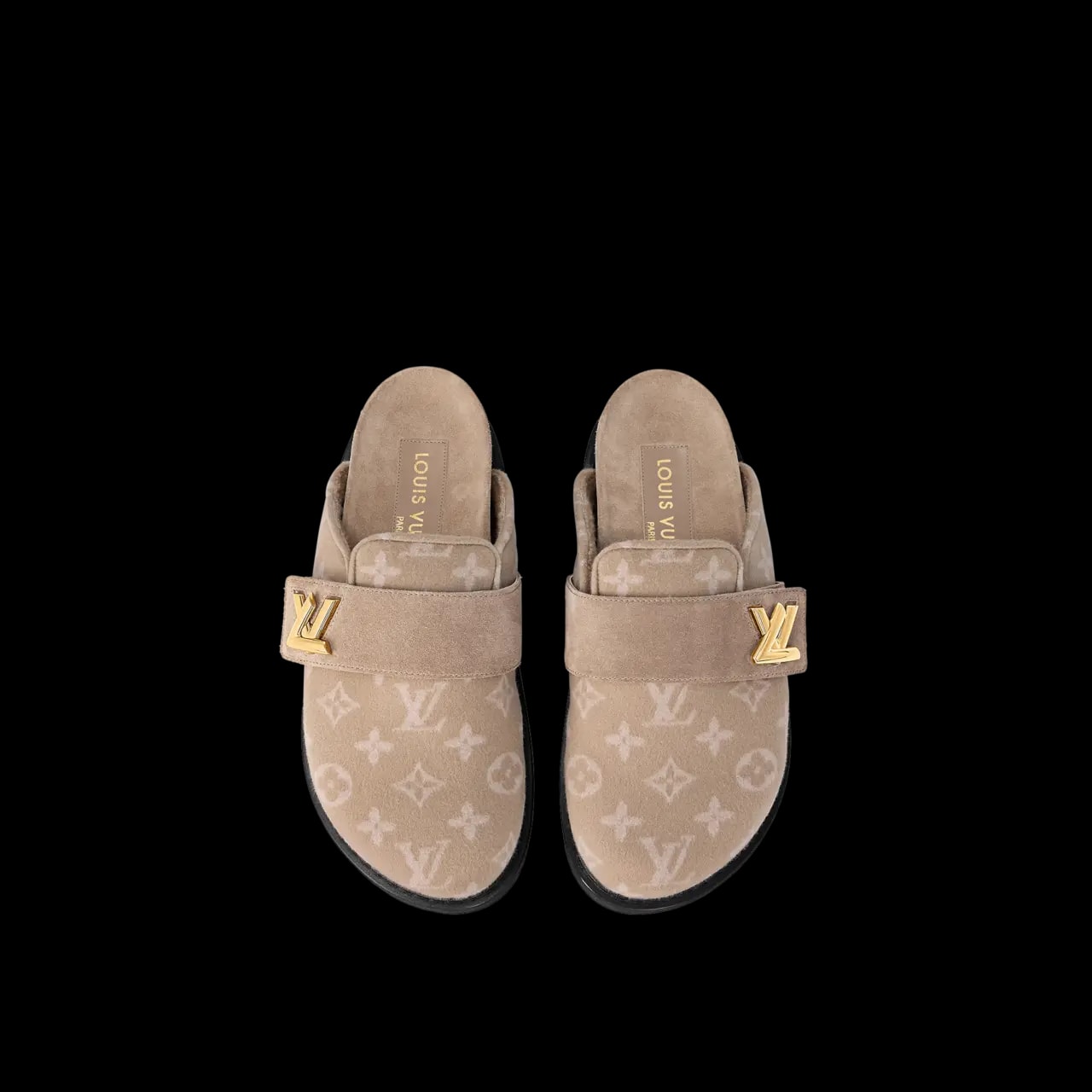 Dép Louis Vuitton LV Cosy Flat Comfort Clogs 'Beige' 1AC9MU — ảnh 5