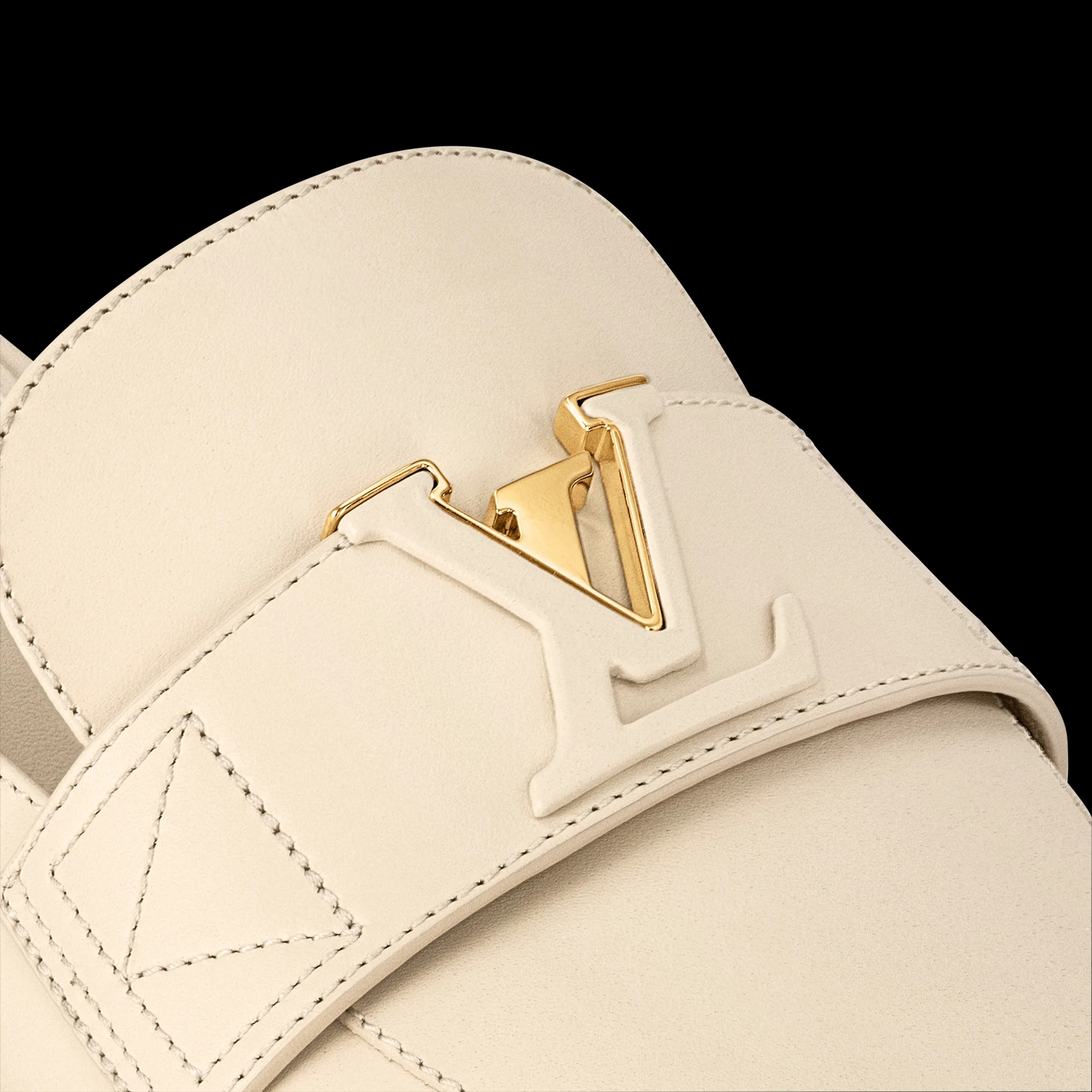 Dép Louis Vuitton LV Capri Open Back Loafers 'Cream' 1ACH6I — kich-thuoc: 37