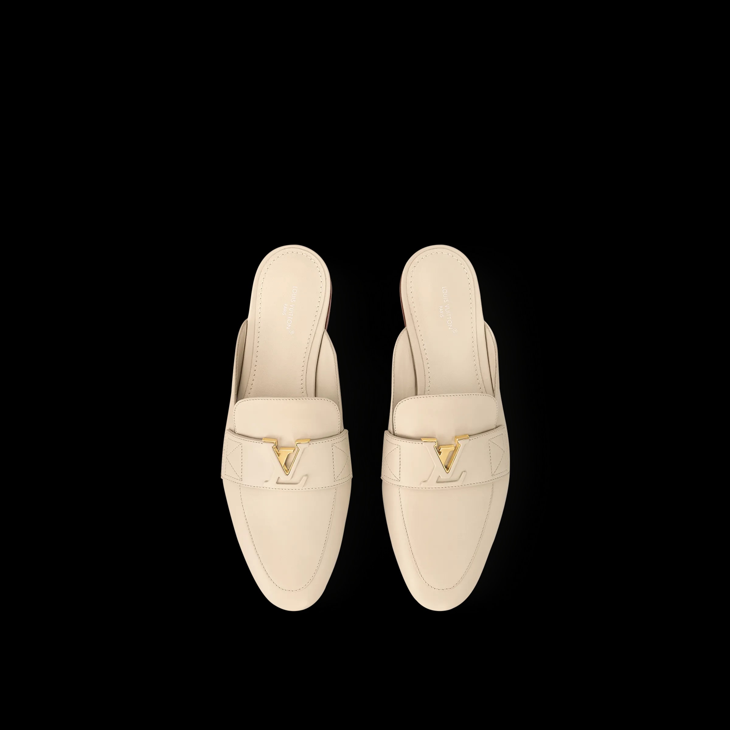 Dép Louis Vuitton LV Capri Open Back Loafers 'Cream' 1ACH6I — ảnh 3