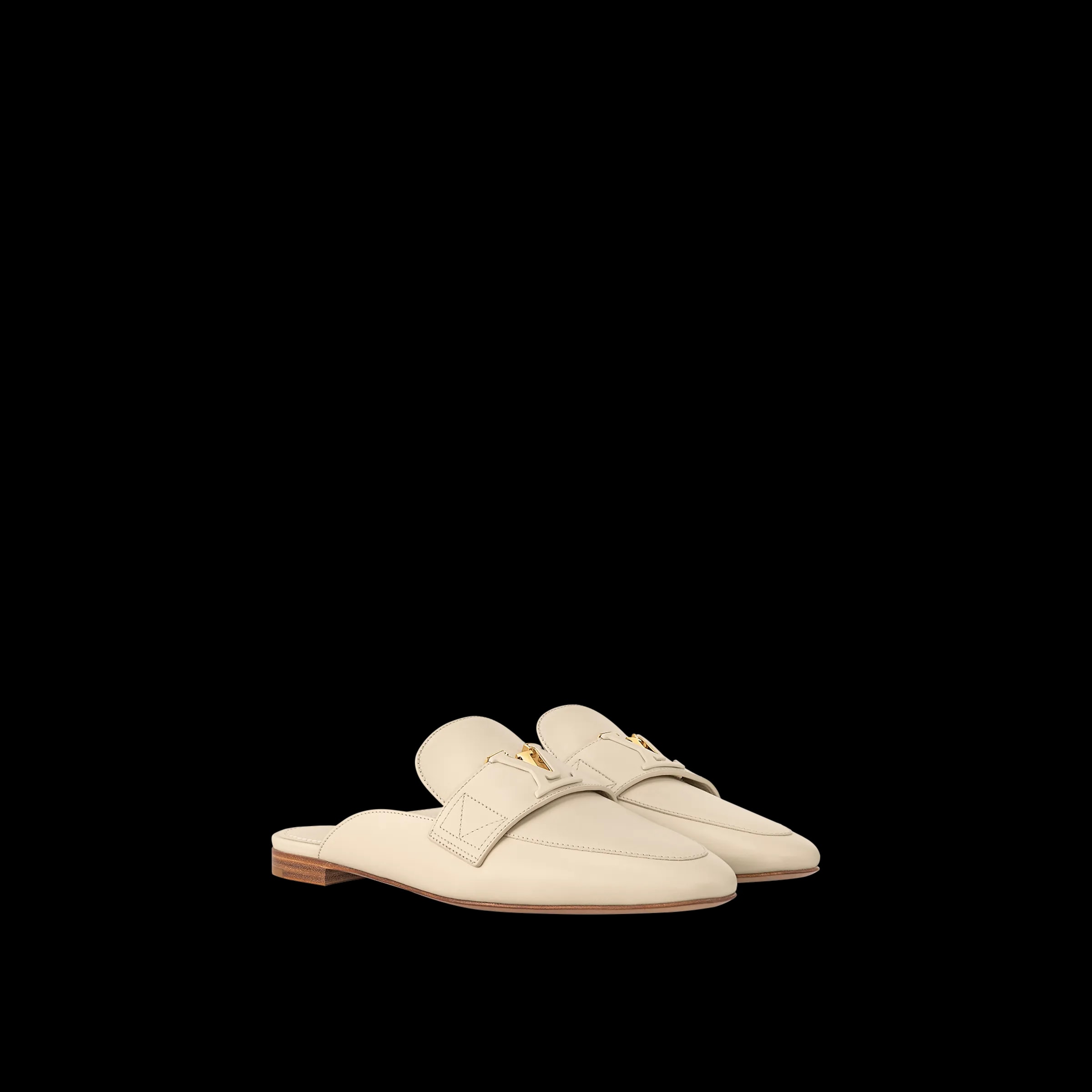 Dép Louis Vuitton LV Capri Open Back Loafers 'Cream' 1ACH6I — ảnh 2