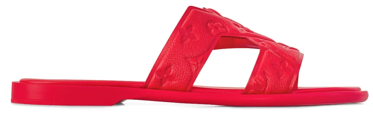 Dép Louis Vuitton LV Oasis Mules 'Red' 1ACHJW — kich-thuoc: 41