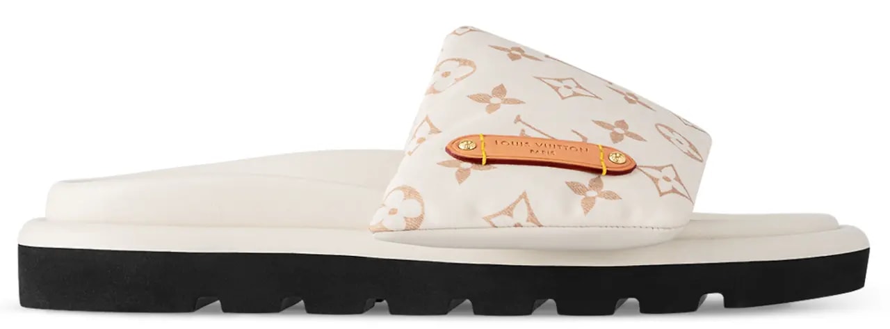 Dép Louis Vuitton Pool Pillow Flat Comfort Mules 'Beige' 1ACJZA