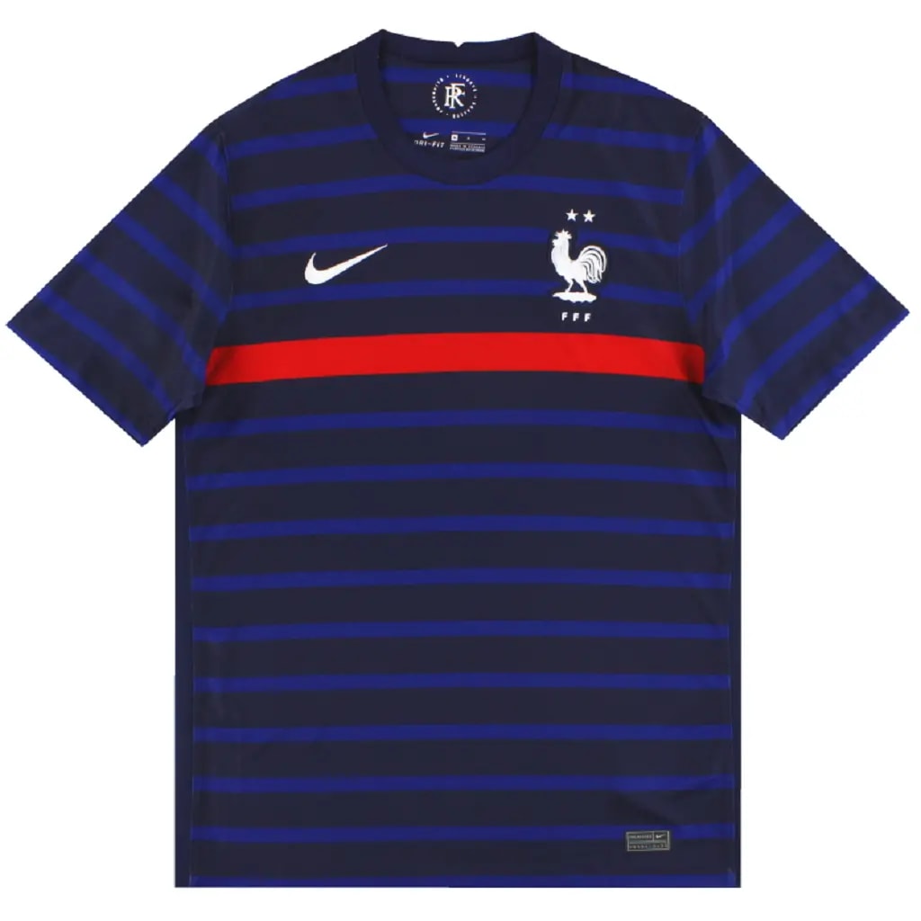 Áo Nike France Nike Home Shirt 'Blue' CD0700-498 — kich-thuoc: L