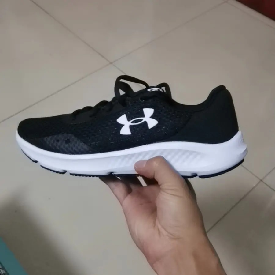 Giày Under Armour Charged Pursuit 3 'Black White' 3024889-001 — ảnh 2