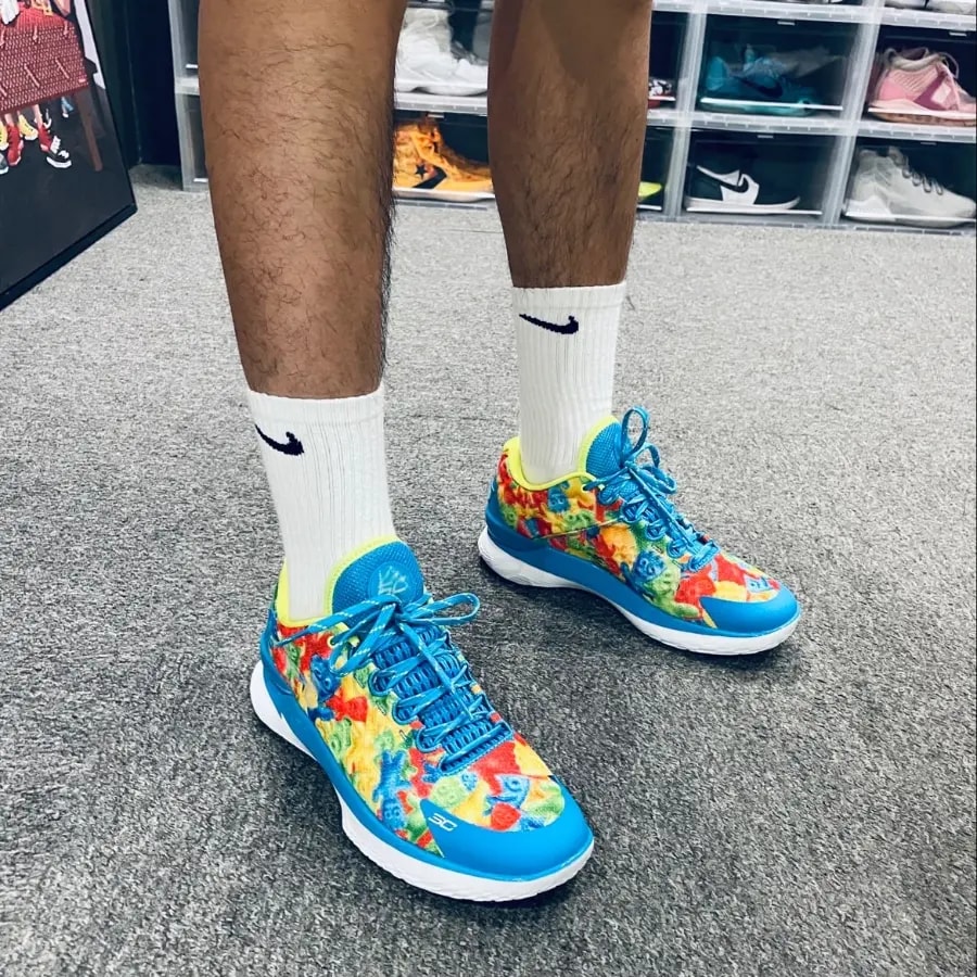 Giày Under Armour Curry 1 Low 'Flotro Sour Patch' 3025633-300 — ảnh 2