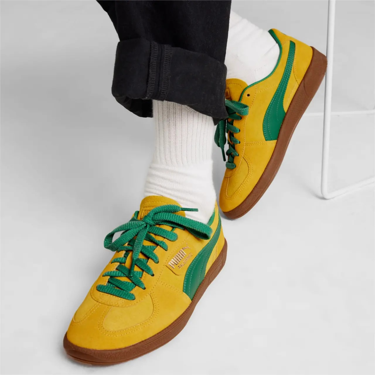 Giày Puma Palermo 'Pelé Yellow' 396463-12 — ảnh 2