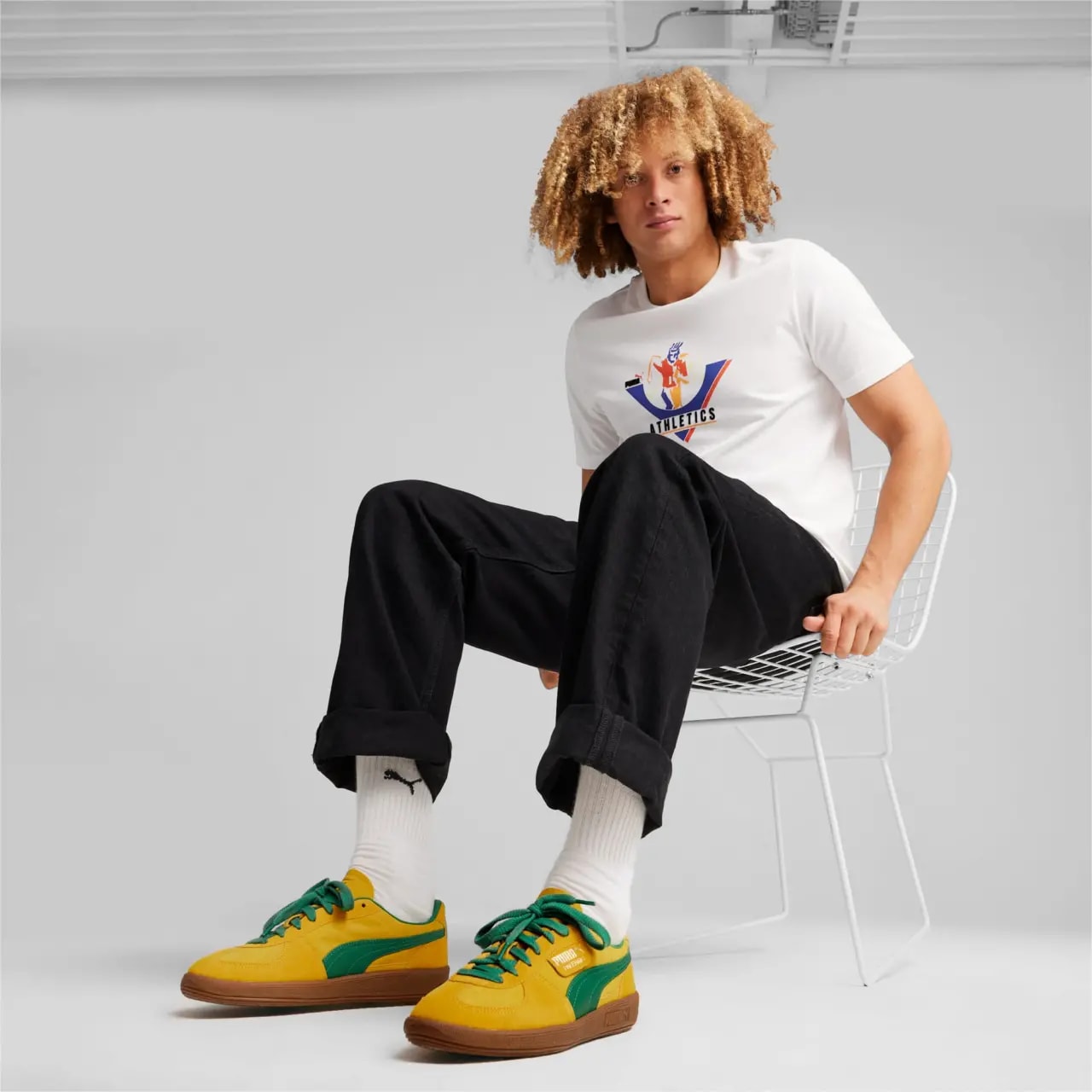 Giày Puma Palermo 'Pelé Yellow' 396463-12 — ảnh 3