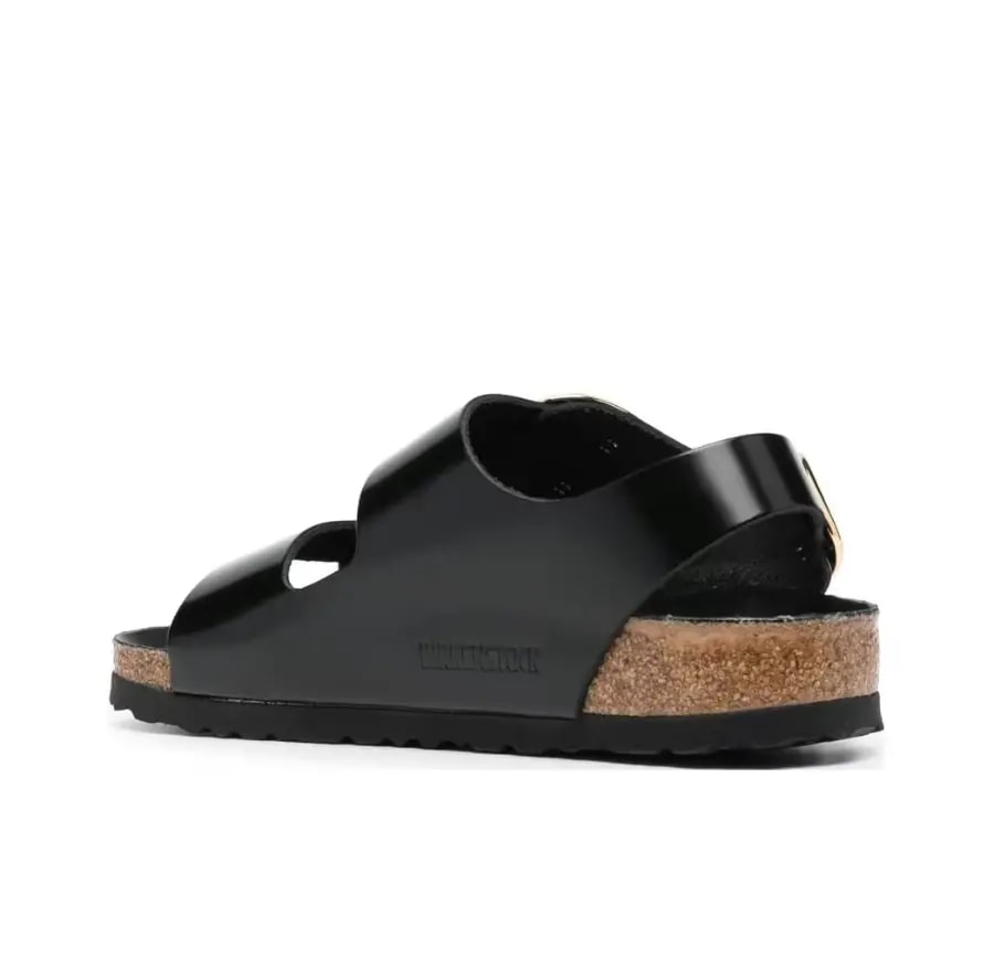 Dép Birkenstock Milan 'Shine Black' 1024211 — ảnh 5