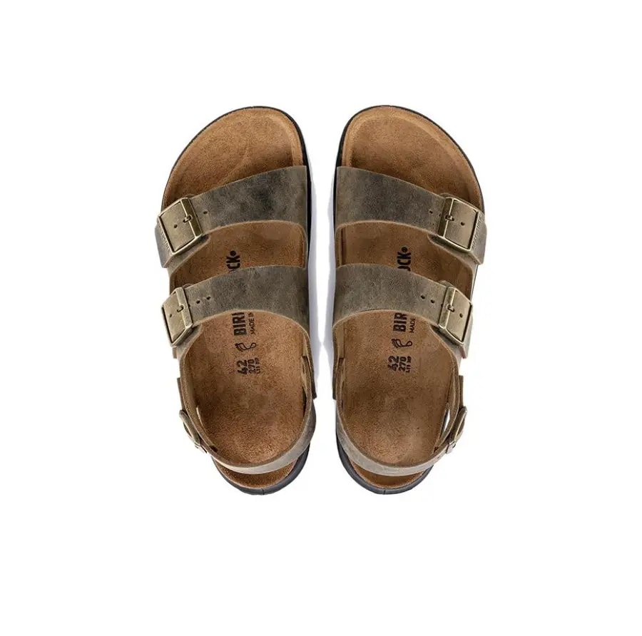 Dép Birkenstock Milano 'Khaki' 1018427 — ảnh 3