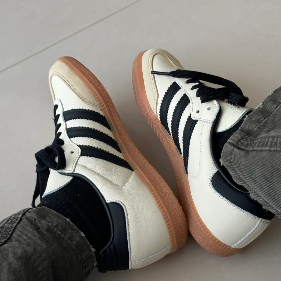 Giày Adidas Samba OG x JJJJound 'White' ID8708 — ảnh 2