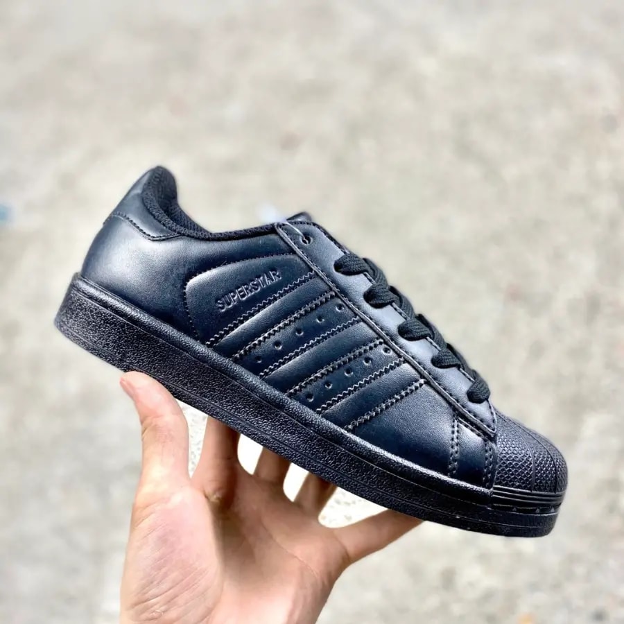 Giày Adidas Superstar 82 'Double Black' IG4691 — ảnh 3