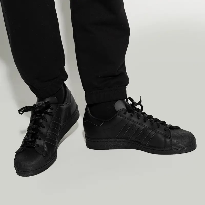 Giày Adidas Superstar 82 'Double Black' IG4691 — ảnh 4