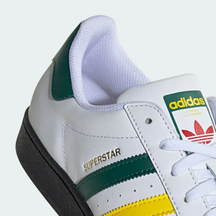 Giày Adidas Superstar 'Rasta White' IH3120 — ảnh 2