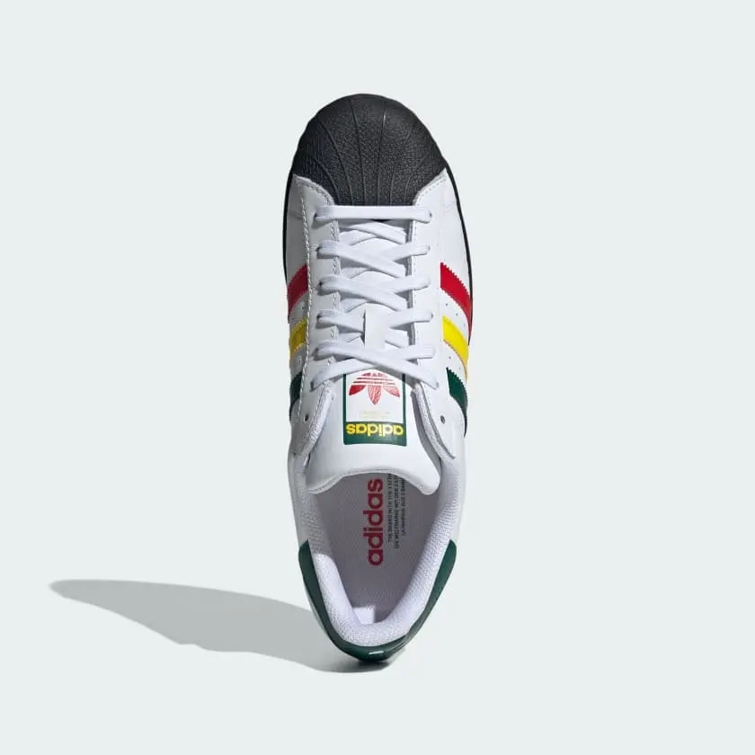 Giày Adidas Superstar 'Rasta White' IH3120 — ảnh 3